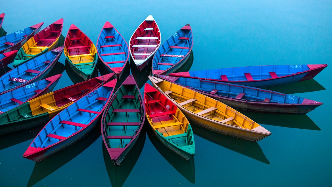 Boats in the water