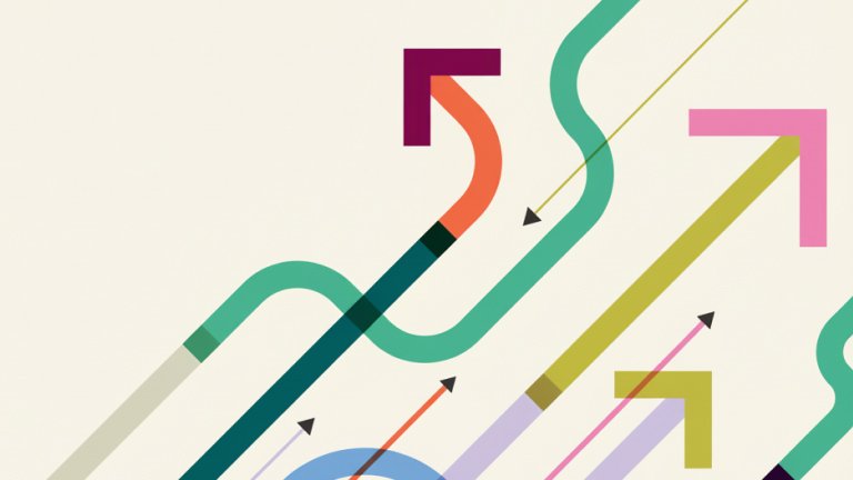 Arrow showing upward progress